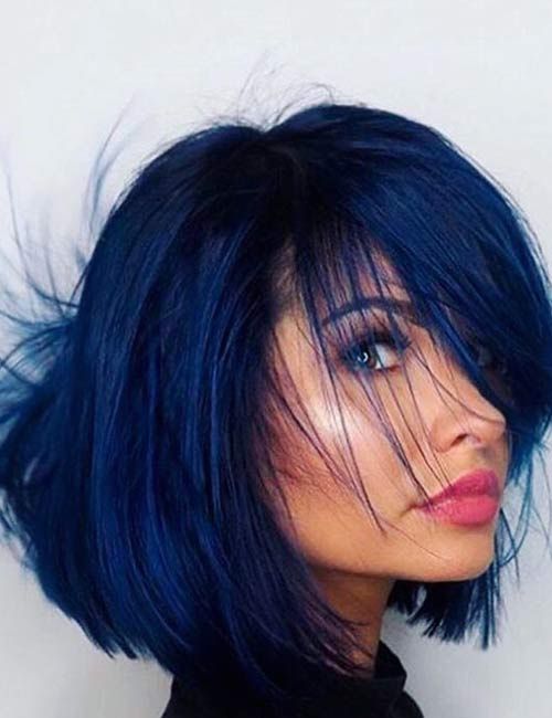 22 tolle blauschwarze Haarfarbe Ideen zum Kopieren