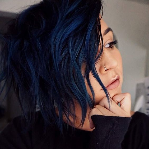22 tolle blauschwarze Haarfarbe Ideen zum Kopieren