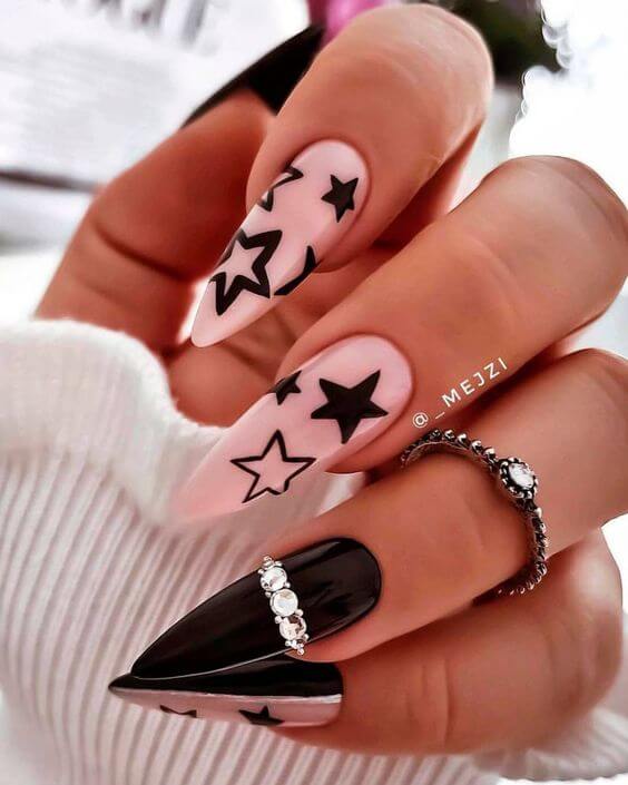 40 verträumte Sternnageldesign, die zu süß sind, um sie zu bekommen