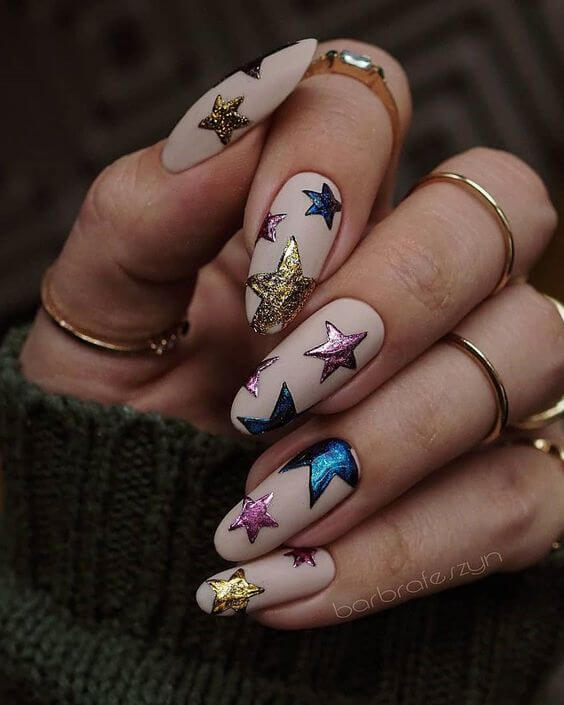 40 verträumte Sternnageldesign, die zu süß sind, um sie zu bekommen