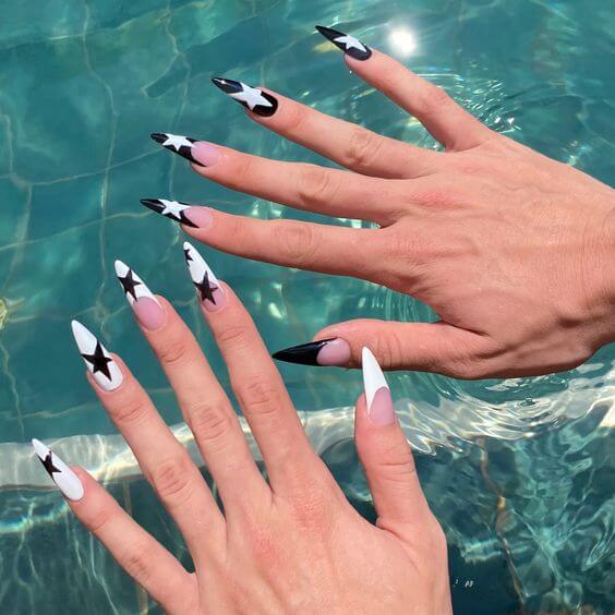 40 verträumte Sternnageldesign, die zu süß sind, um sie zu bekommen