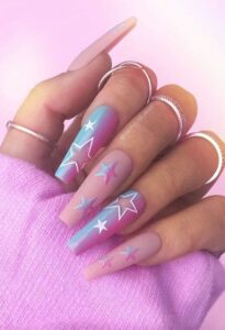 40 verträumte Sternnageldesign, die zu süß sind, um sie zu bekommen