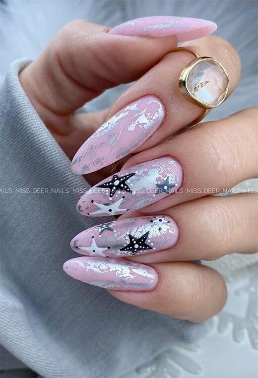 40 verträumte Sternnageldesign, die zu süß sind, um sie zu bekommen