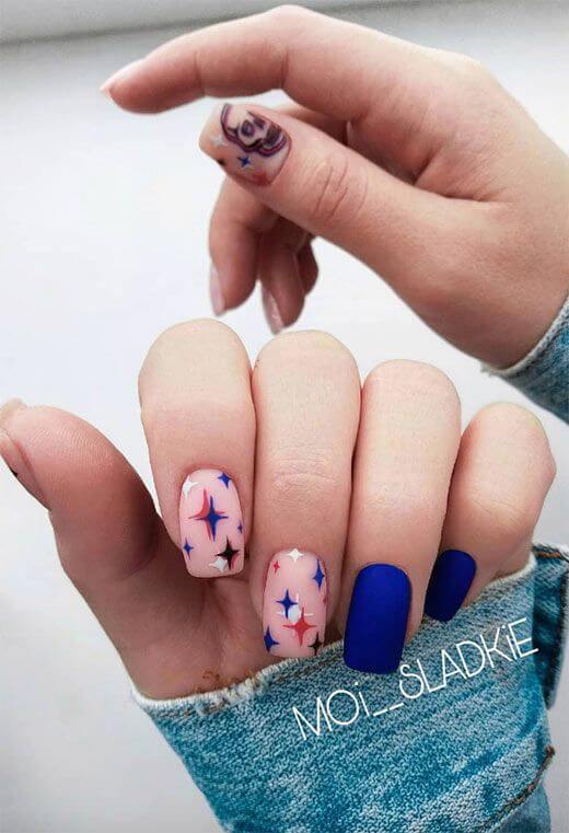 40 verträumte Sternnageldesign, die zu süß sind, um sie zu bekommen