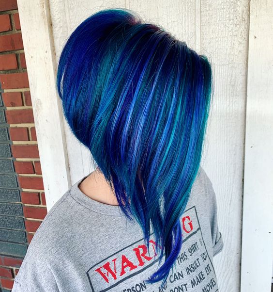 22 tolle blauschwarze Haarfarbe Ideen zum Kopieren
