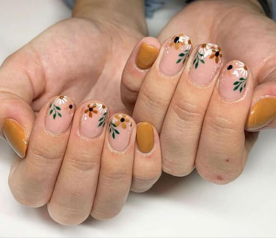 24 attraktive Blumennagelideen, die Ihre Hände in Minigärten verwandeln