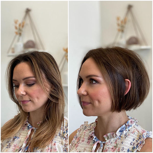 20+ Haartransformation: Lang bis kurz im Scherenschlag!