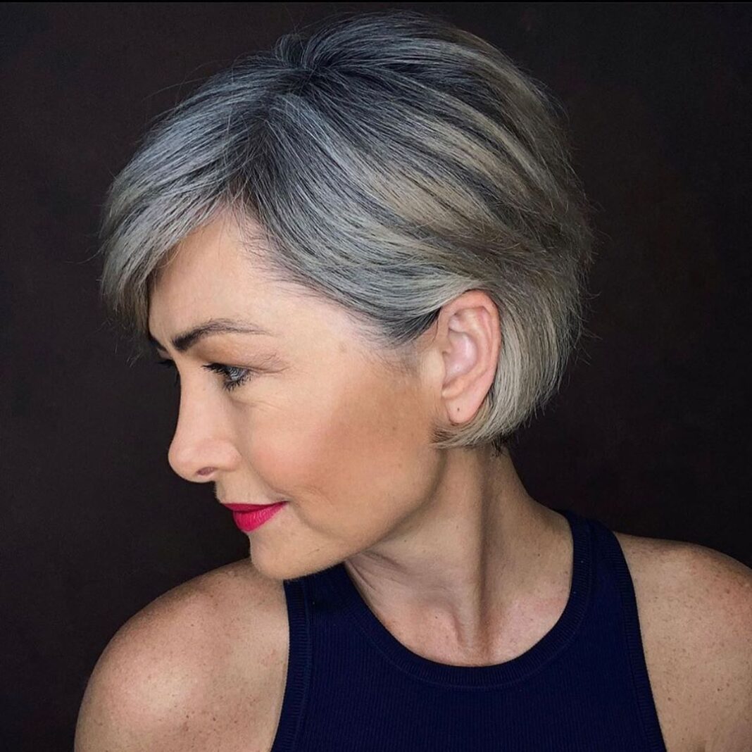 Frisuren 2023 Slim Hair Frauen 50 