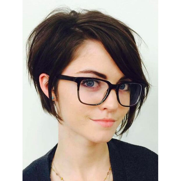 Wunderschöne stilvolle Abkürzungen mit Brille