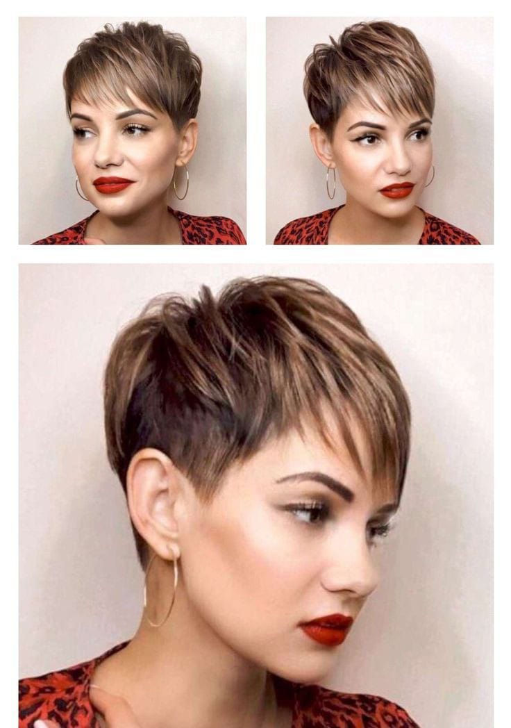 Kurze Frisuren, die Fast Mut Darstelle