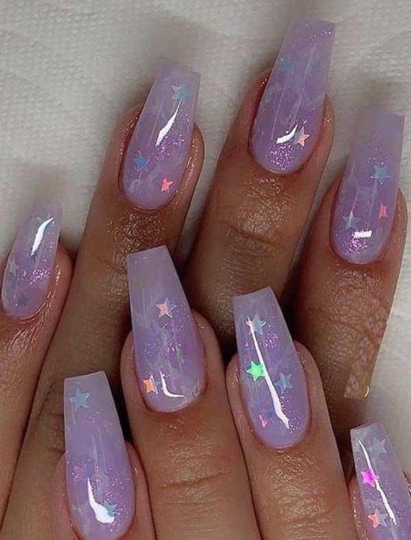 Einfaches Nageldesign in Rosa