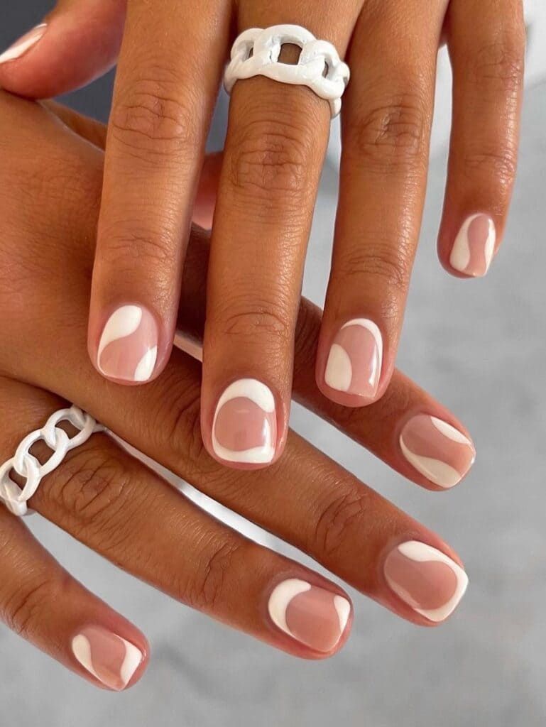 Negative Space Nails
