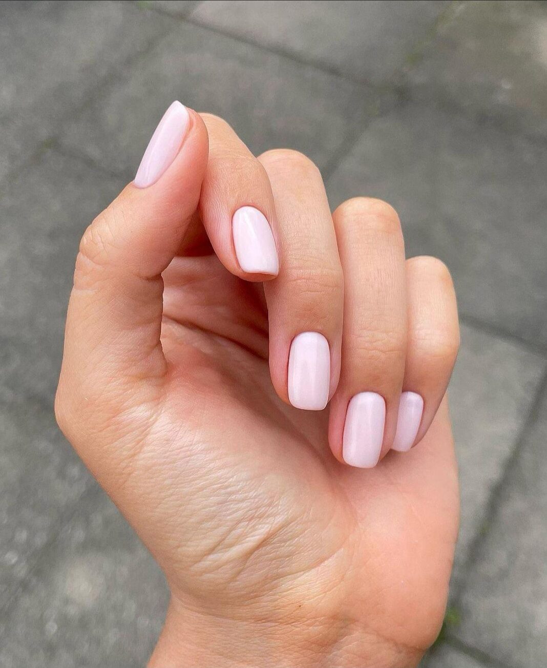 Soft Pink Blush Nails