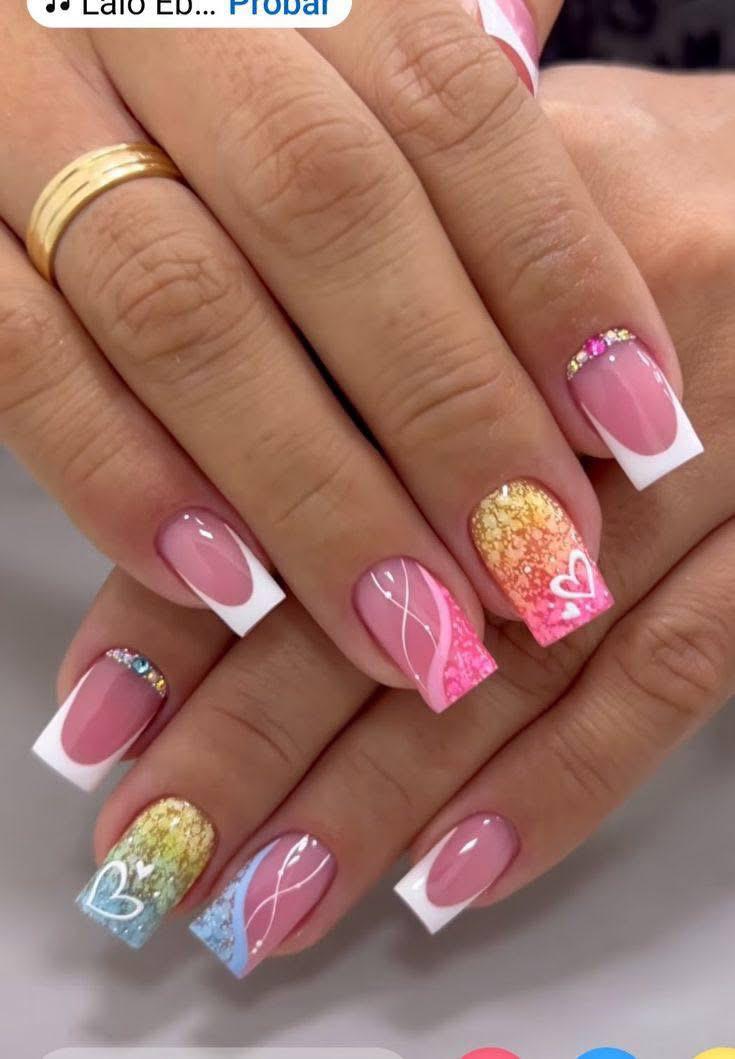 Farbverlauf Ombre Nägel für einen perfekten Frühlings-Look